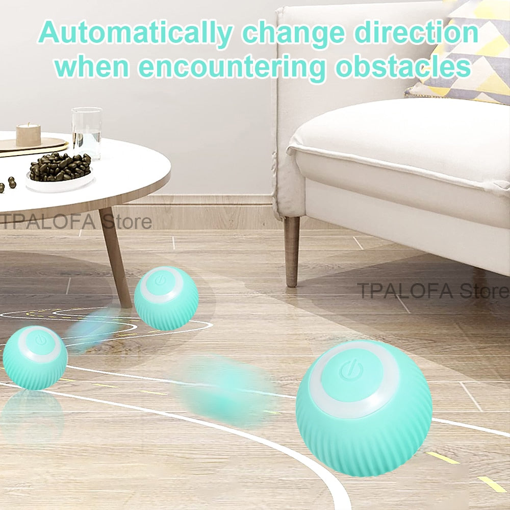 Pet Toy, Smart and Automatic Rolling Interactive Ball