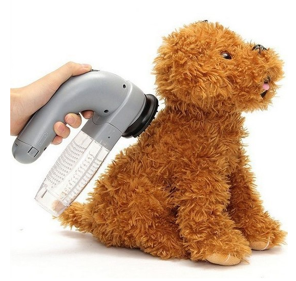 The Ultimate Pet Massager and Hair remover with Vacuum cleaner